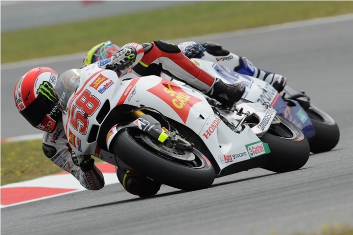 Marco Simoncelli, Karel Abraham